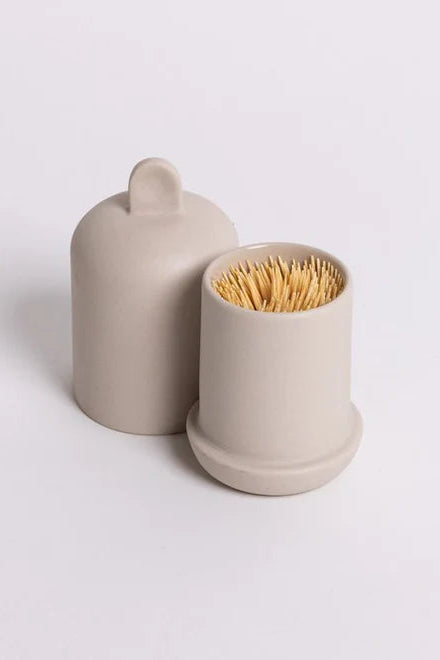 Dee Toothpick Holder - Cashmere