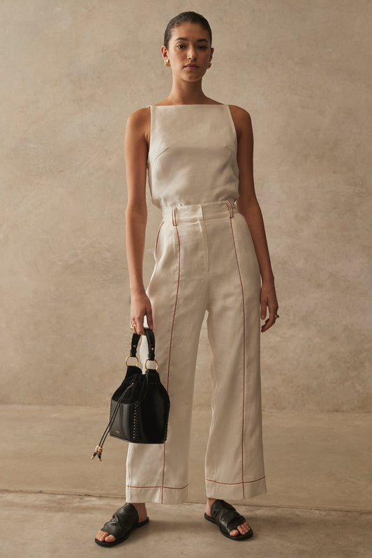 The Avalon Pant - Whitehaven