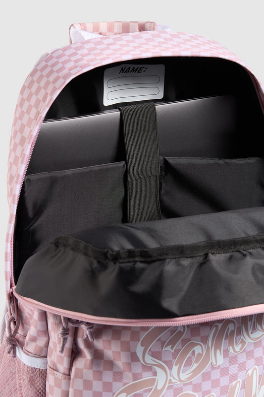 Ribbon Script Checkboard