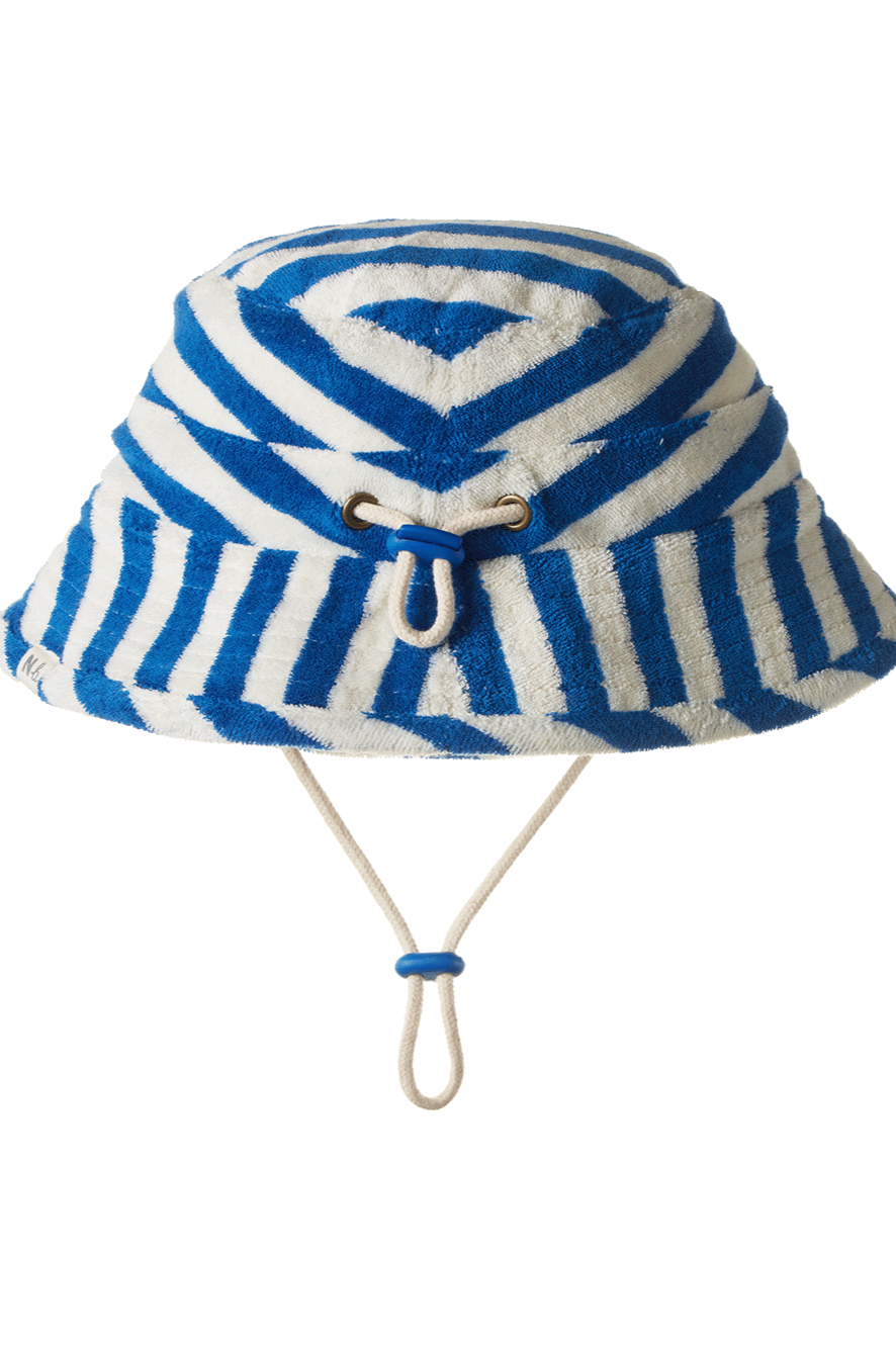 Bucket Sunhat Terry - Mariner Stripe