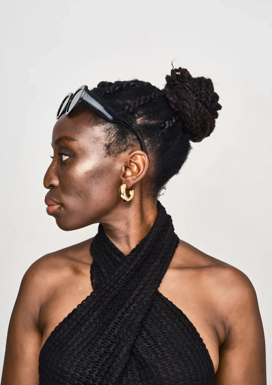 Chubby Hoop Earring - Gold