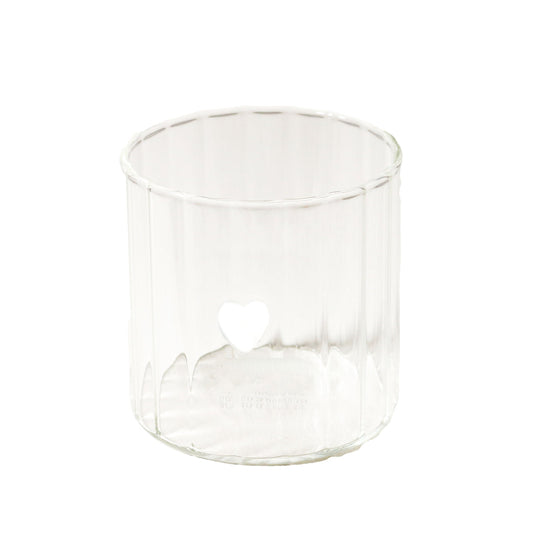 Glass Tumbler - Heart