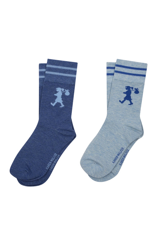 Runaway Socks Blue / Light Blue