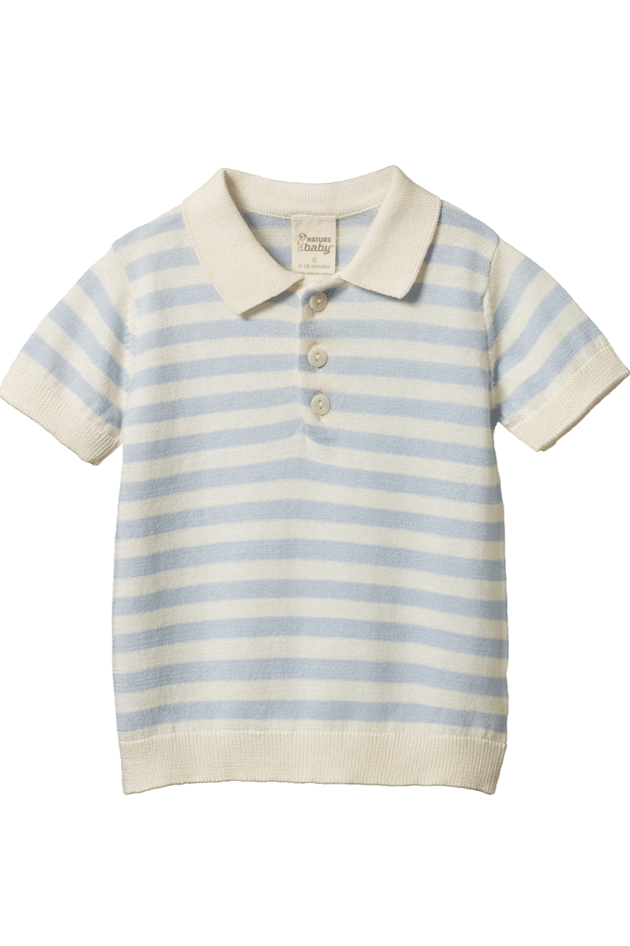 Stevie Polo - Celestial Blue Sea Stripe