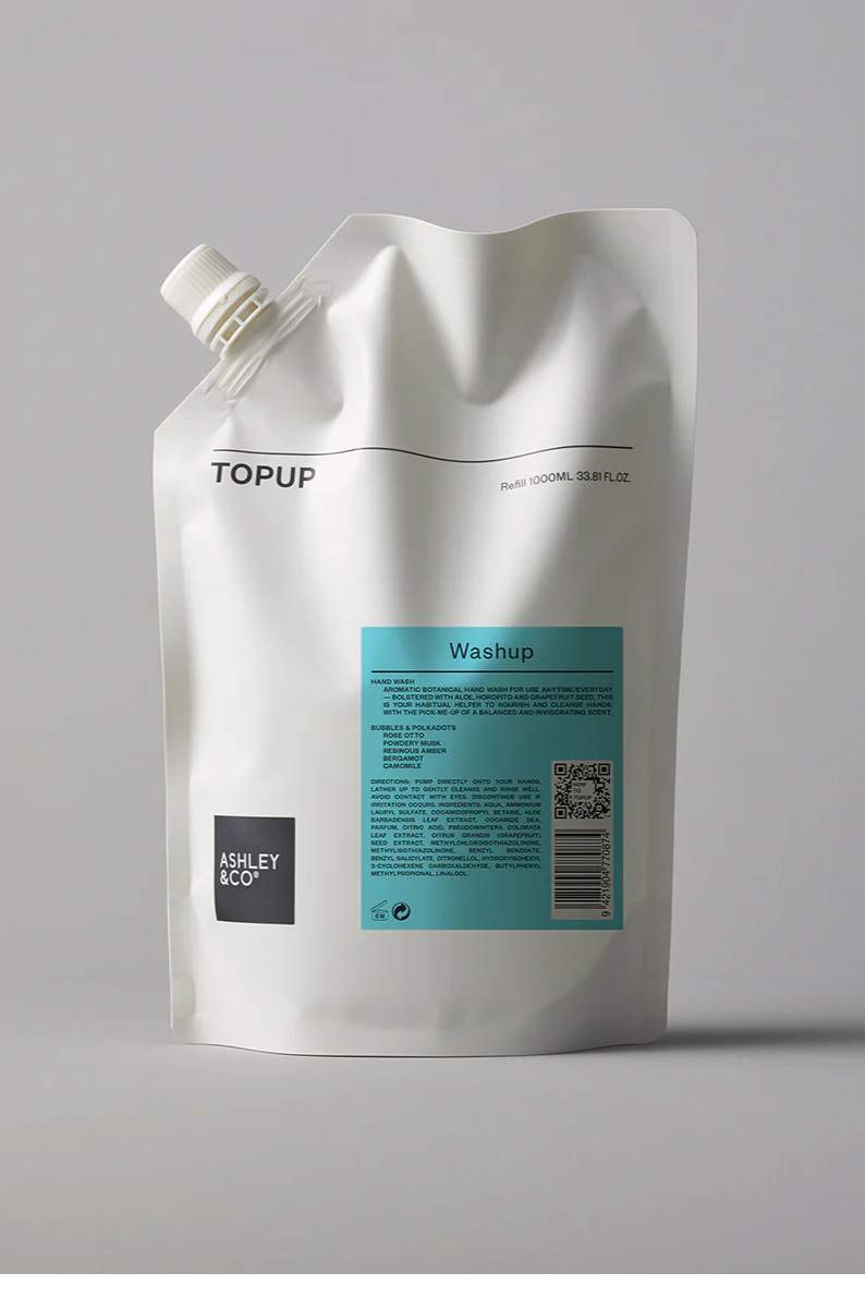 Top Up Wash Up - Bubbles & Polkadot 1L