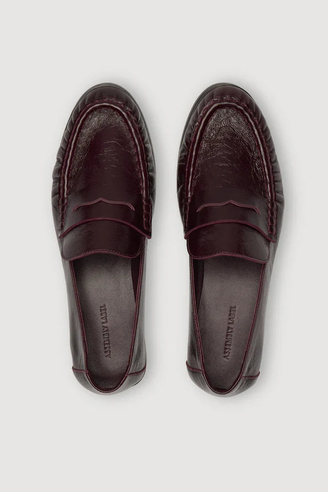 Avenue Leather Loafer - Crinkle Umber