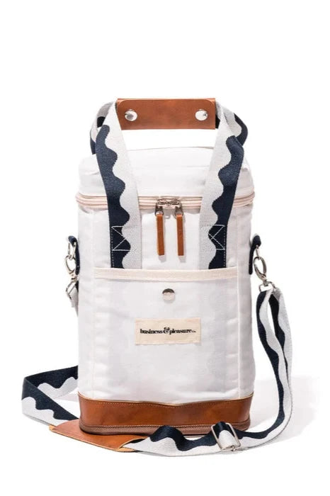 Wine Cooler Tote Bag - Rivie White