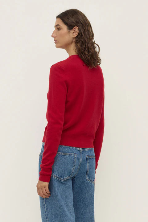 Benny Knit Cardigan - Mulberry