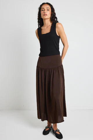 Lupe Espresso Hammered Satin