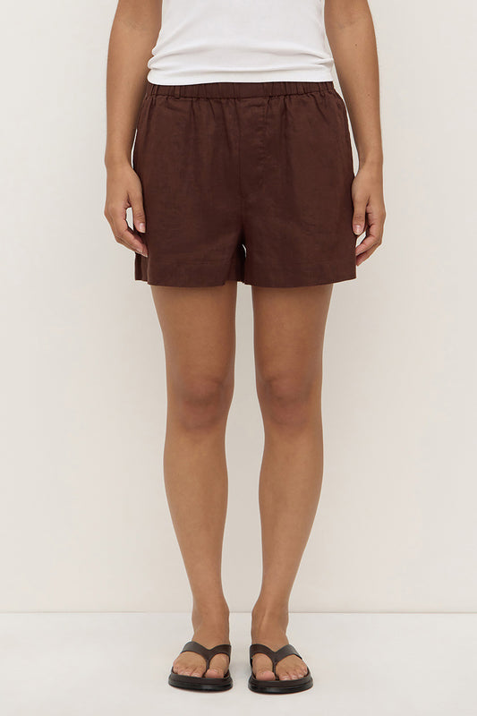 Everyday Linen Short - Espreso