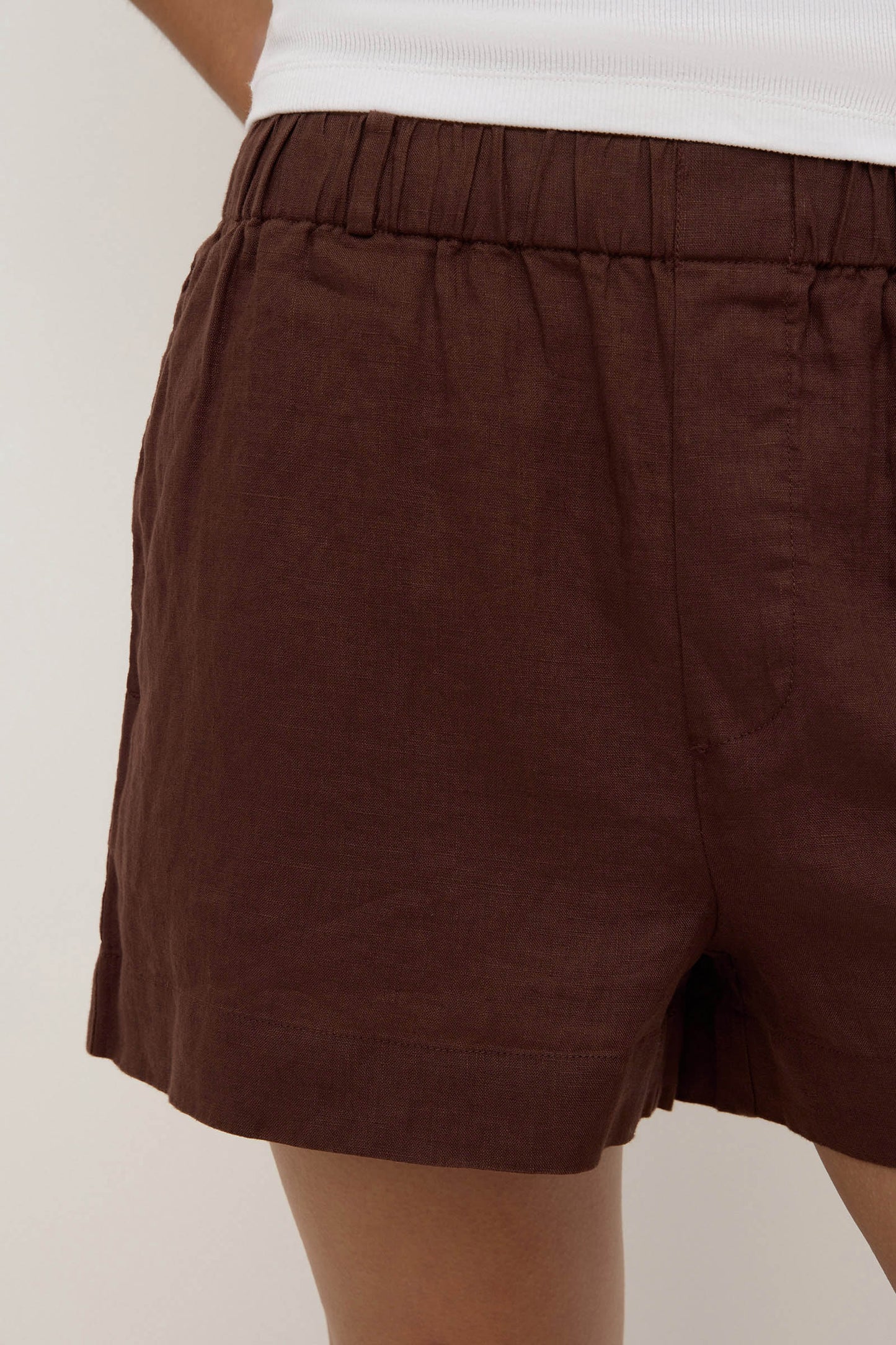 Everyday Linen Short - Espreso