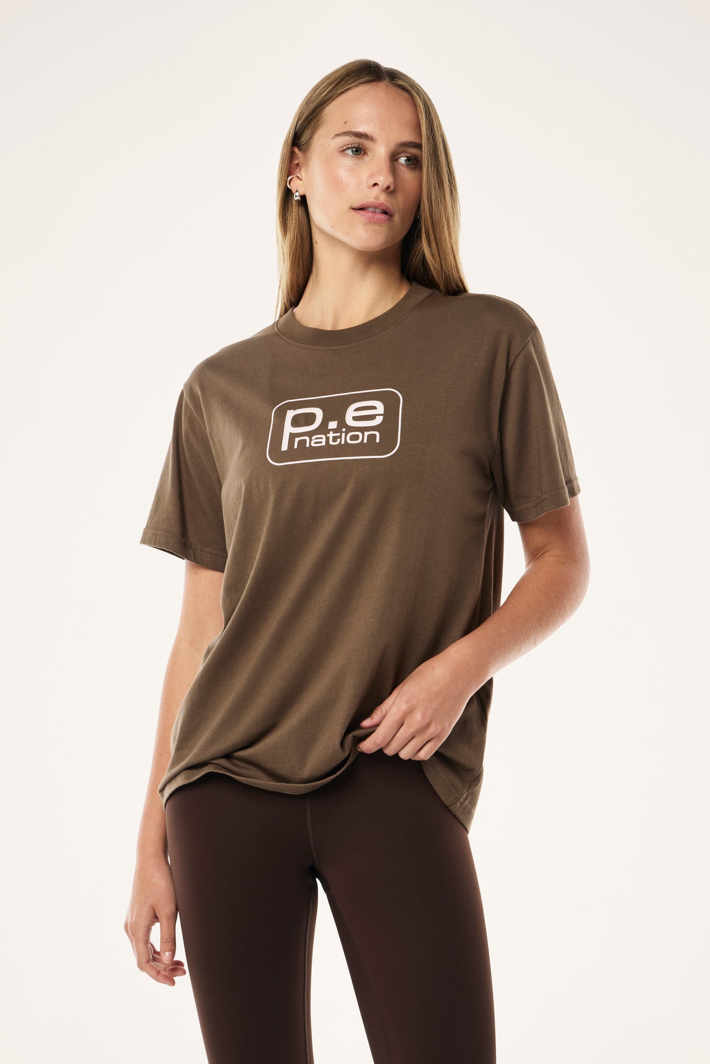Flux Tee - Walnut