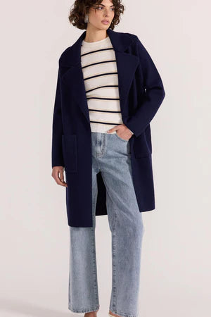 Hunter Coatigan - Navy