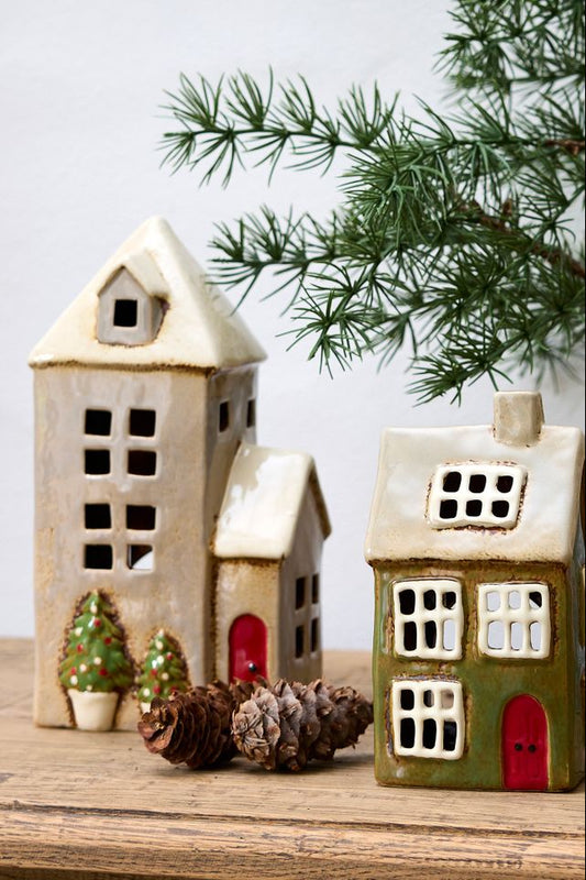 Alsace Tea Light Parish Christmas Stone