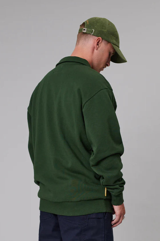 JAF Coastal 1/4 Zip - Kelp
