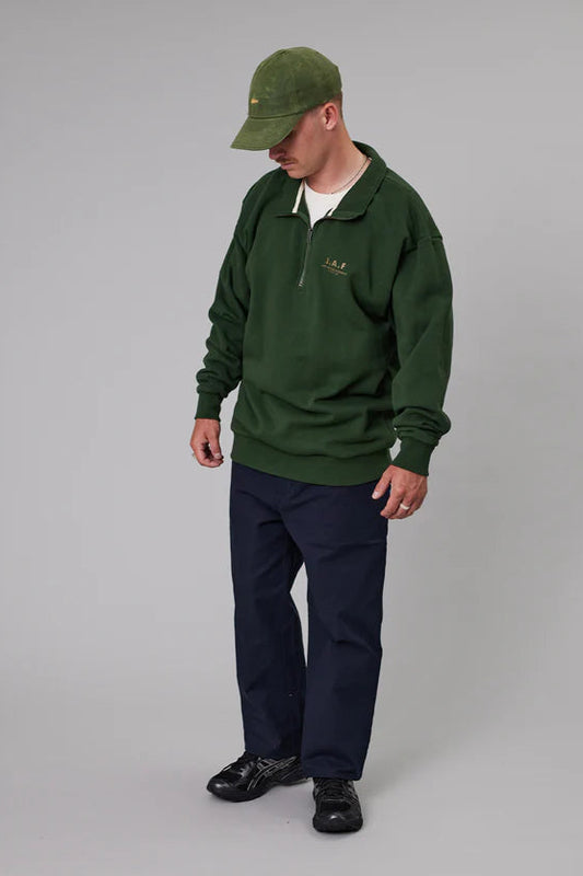 JAF Coastal 1/4 Zip - Kelp