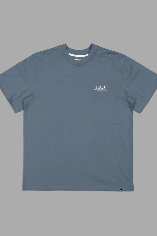 J.A.F Heavy Shore Tee - Dusk Blue