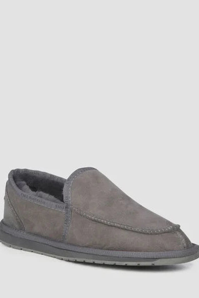 Platinum Hume Charcoal Sheepskin Slippers