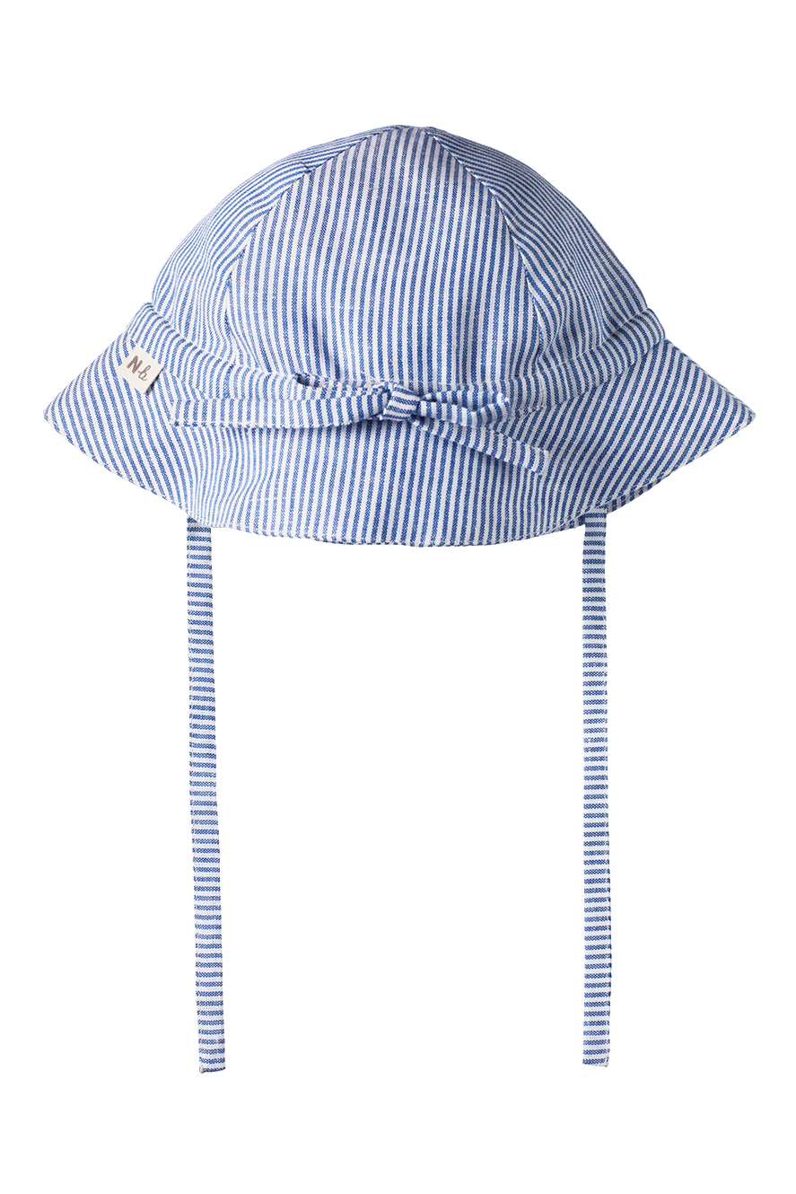 Sunhat Linen - Blue Stripe