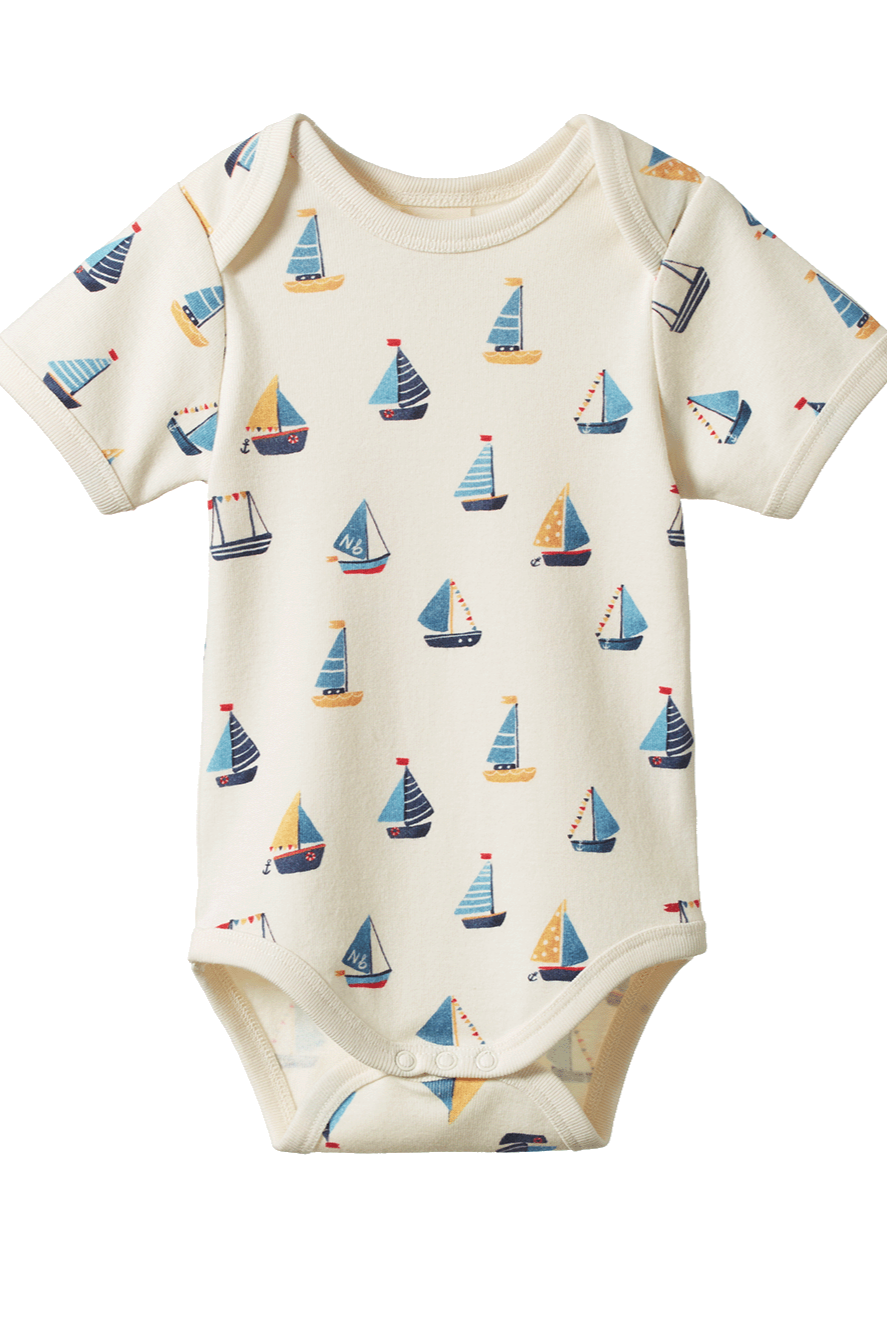 Short Sleeve Bodysuit - Regata