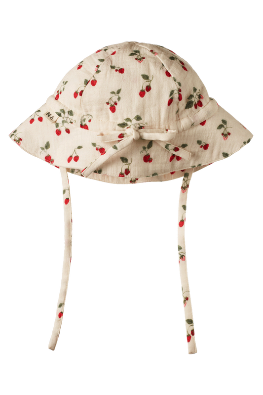 Muslin Sunhat - Strawberry Blush