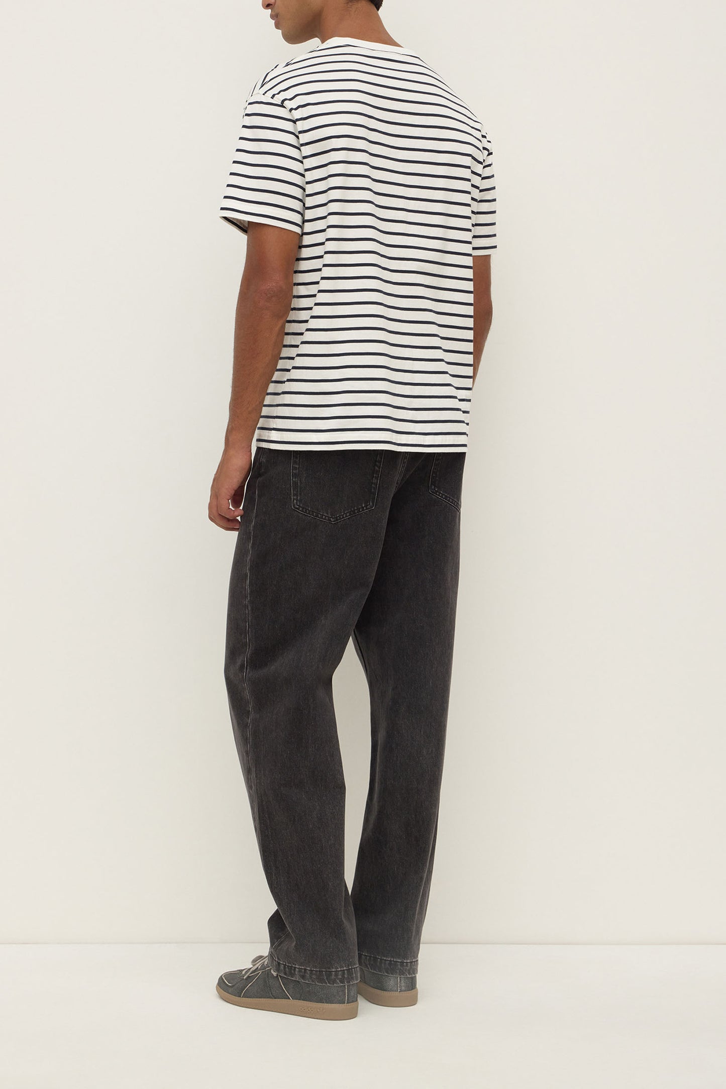 Ronan Stripe Tee Navy/White