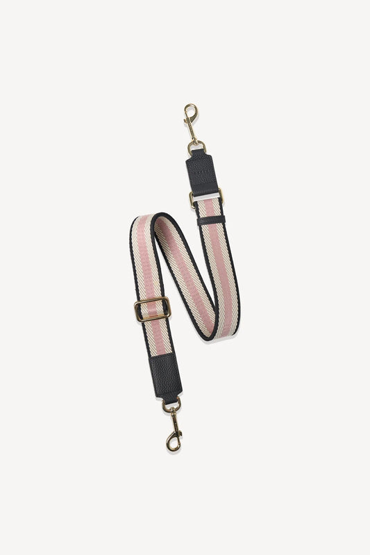 Feature Strap - Black/White/Rosewater