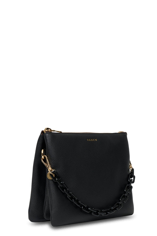 Matilda Crossbody Black Tonal