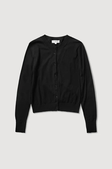 Semra Cotton Cardi Black - LS
