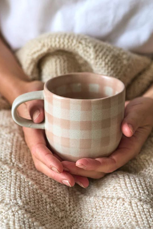 Cats Pyjamas - Terracotta Check