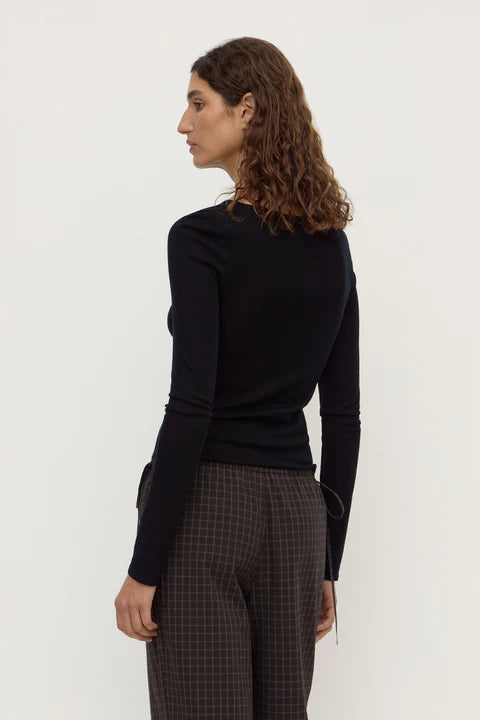 Tatiana Wool Long Sleeve Top