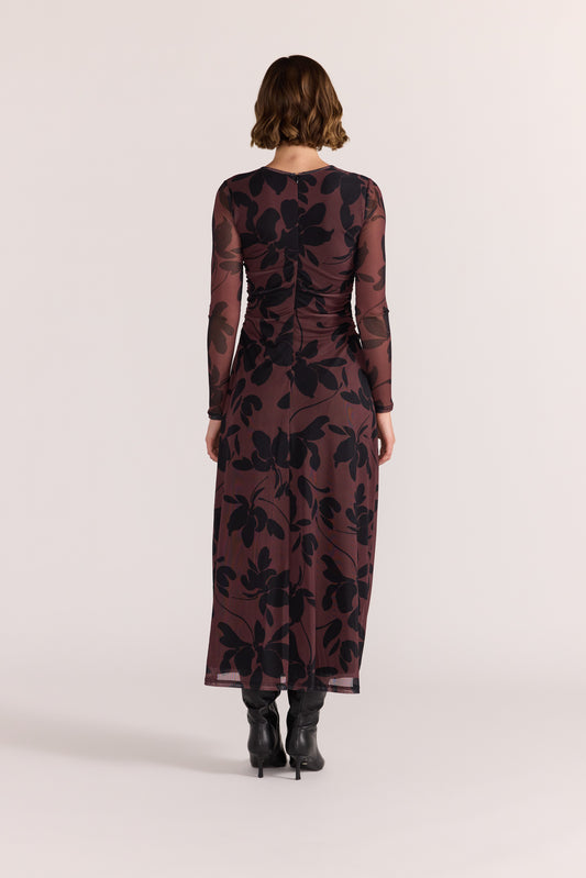 Olina Mesh Maxi Dress