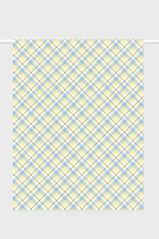 Father Rabbit - Tea Towel - Butter Tartan
