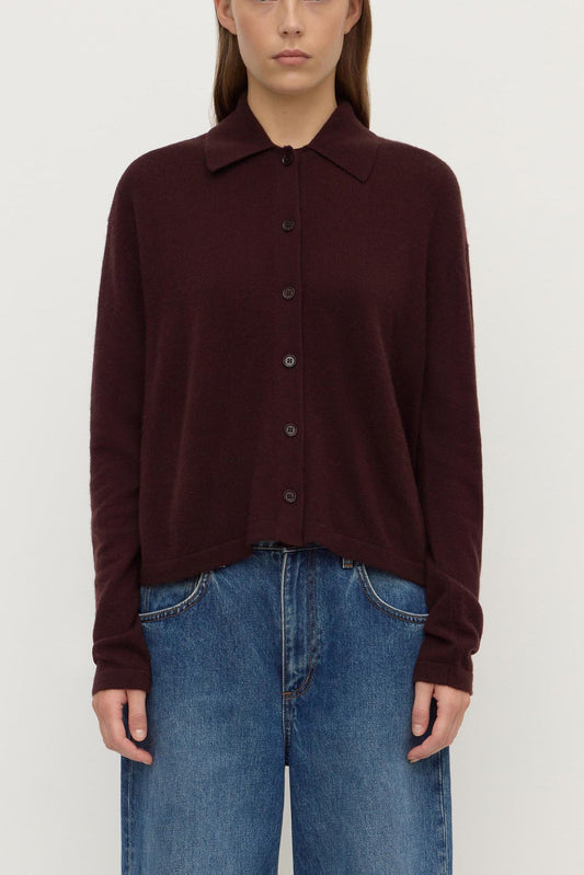 Wool Cashmere Knit Cardigan