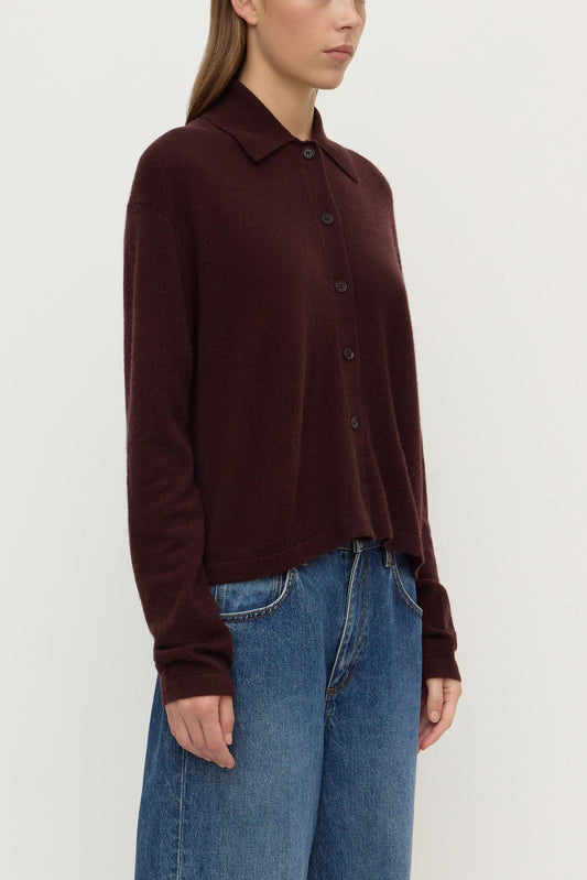 Wool Cashmere Knit Cardigan
