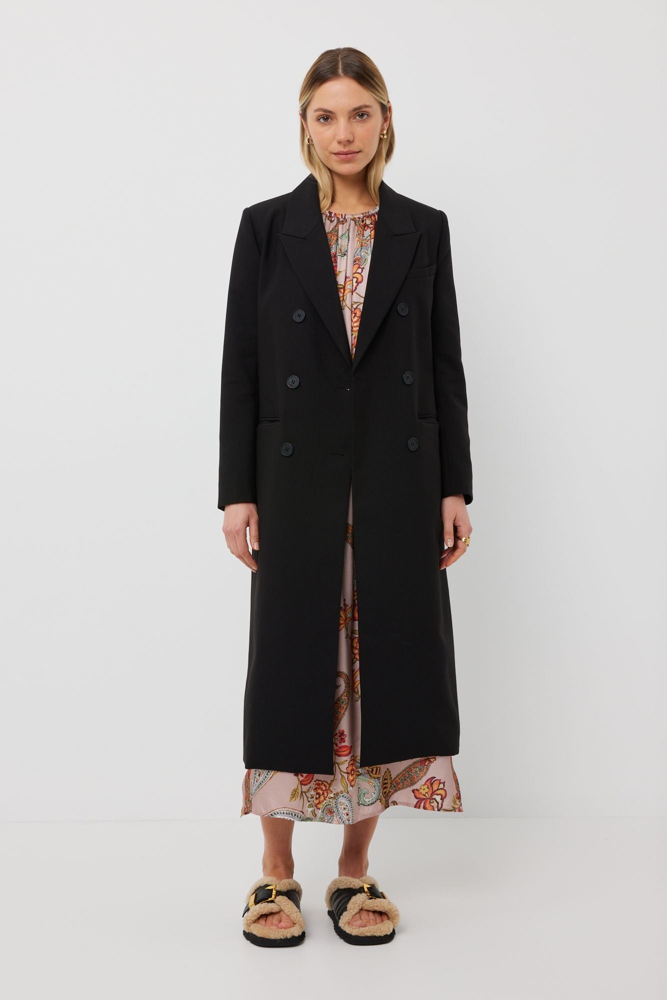 Fox Coat - Black Suiting