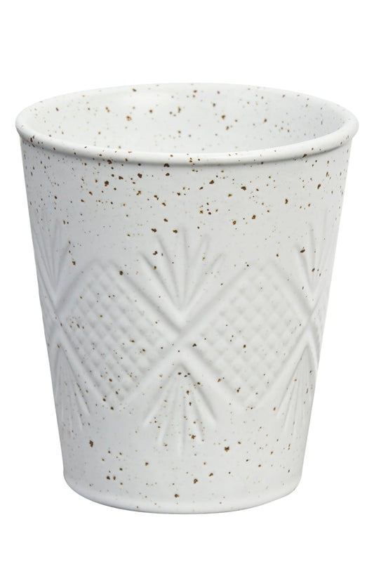 2pc Latte Mug in White Gloss / Hardware Lane