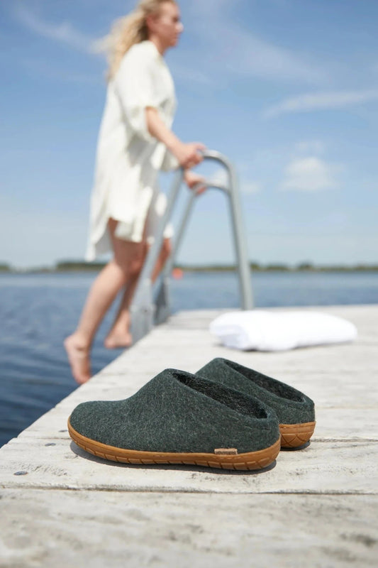 Honey Rubber Slip - Forest