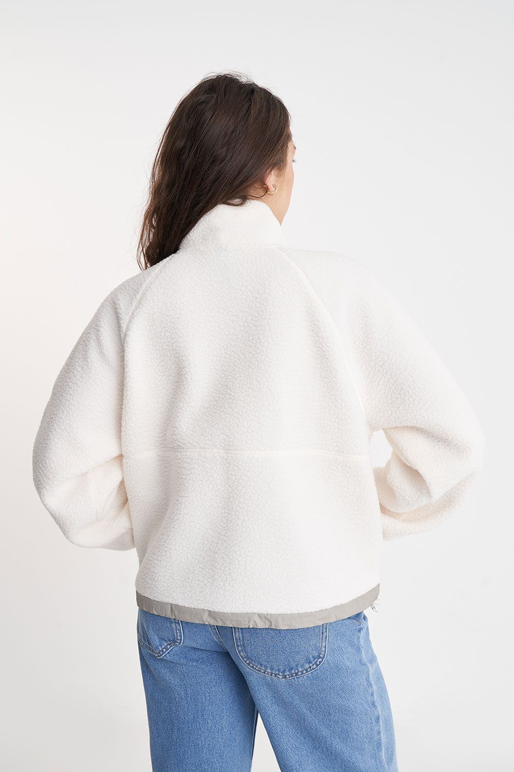 Polar Fleece Jacket - Chalk