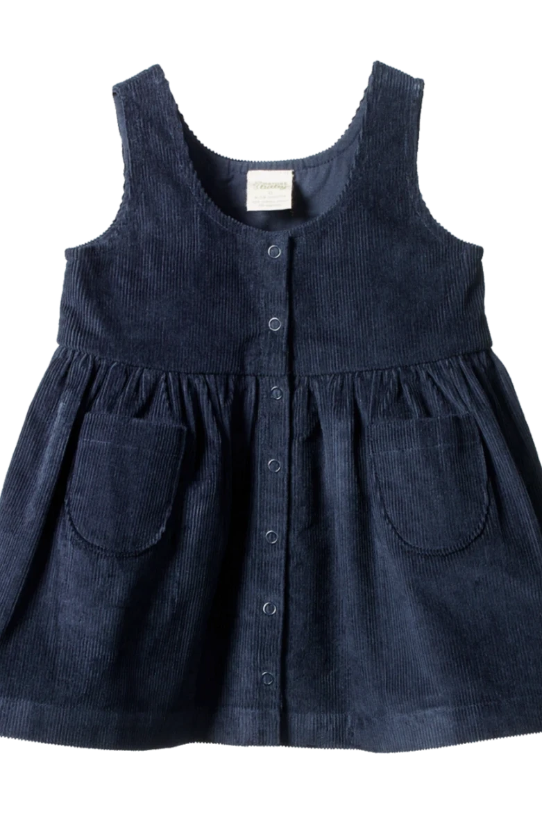 Amelia Pinafore - Navy