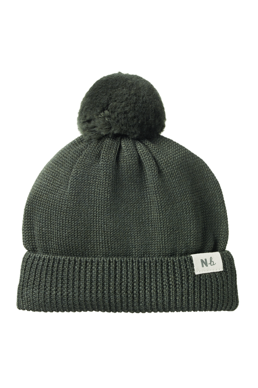 Alpine Pom Pom Beanie - Thyme
