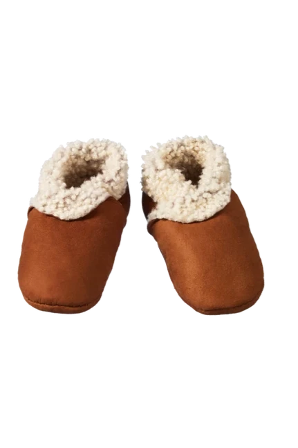 Lambskin Booties - Cinnamon