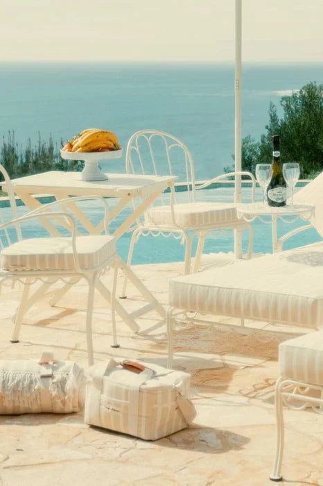 Premium Cooler Bag - Monaco Natural Stripe