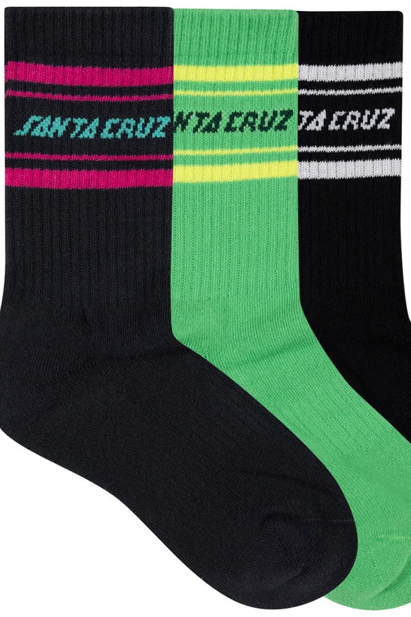 Multi Split Strip Crew 3pk