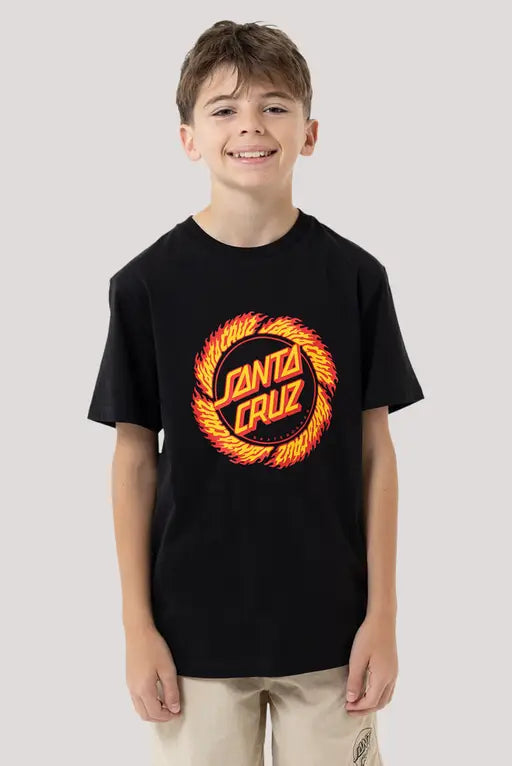 Flame Ringed Dot Tee