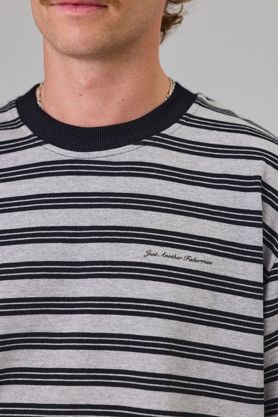 Script Heavy Shore Tee Stripe