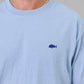 Stamp Sea Tee - Washed Blue