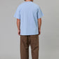 Stamp Sea Tee - Washed Blue
