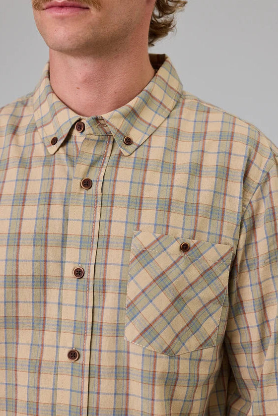 Boatyard Shirt - Tan Check