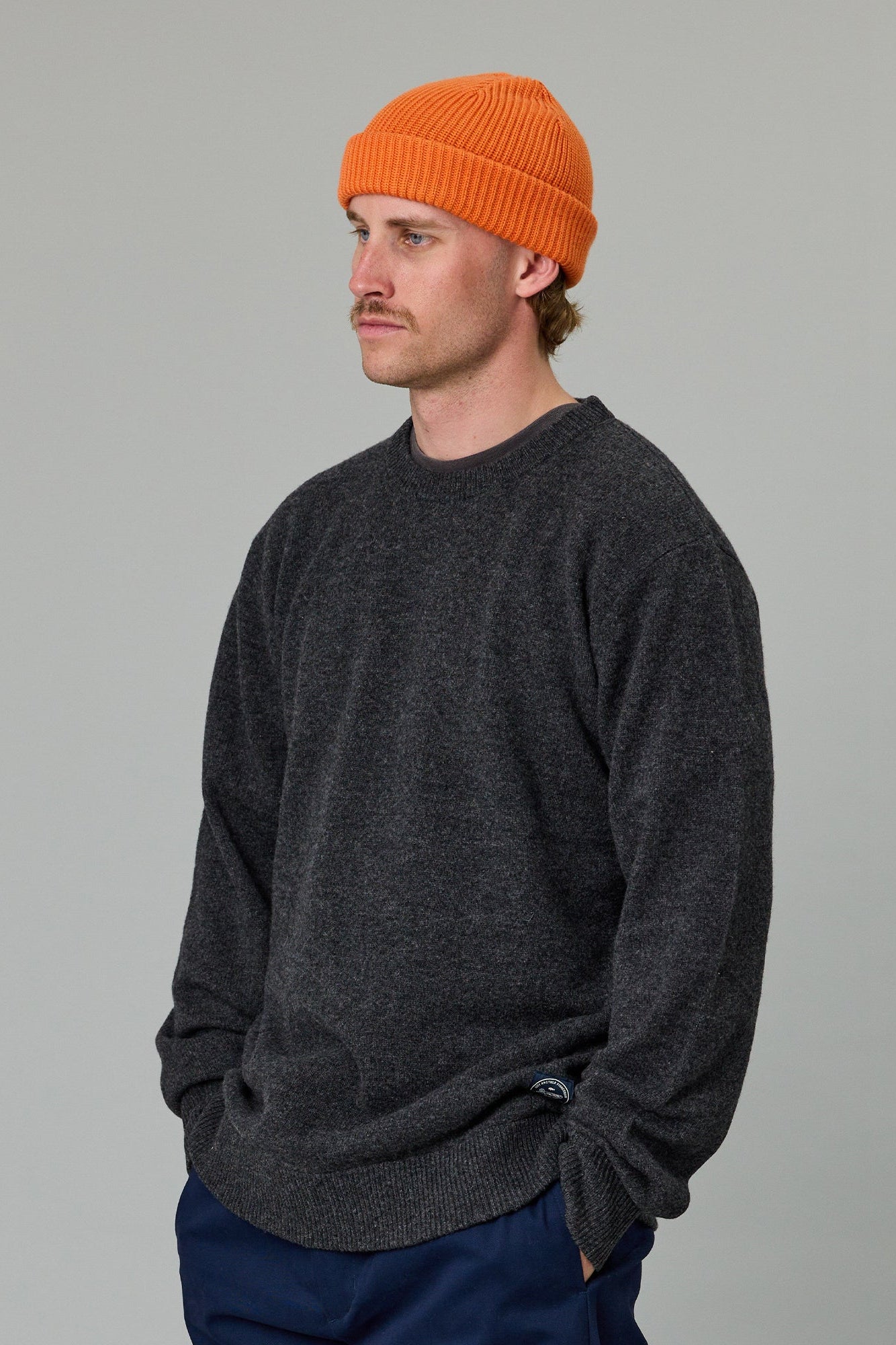Merino Sea Crew - Graphite